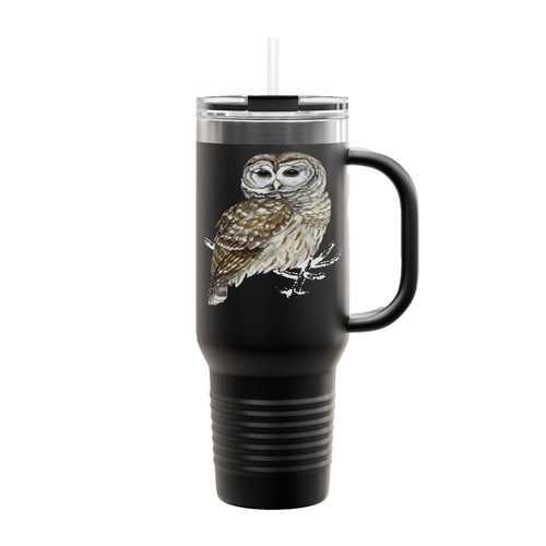Barred Owl Insulated Travel Mug