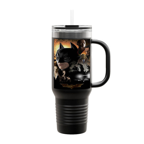 Batman Begins 2005 Movie Insulated Travel Mug
