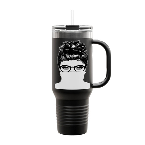 Beautiful Lady Insulated Travel Mug