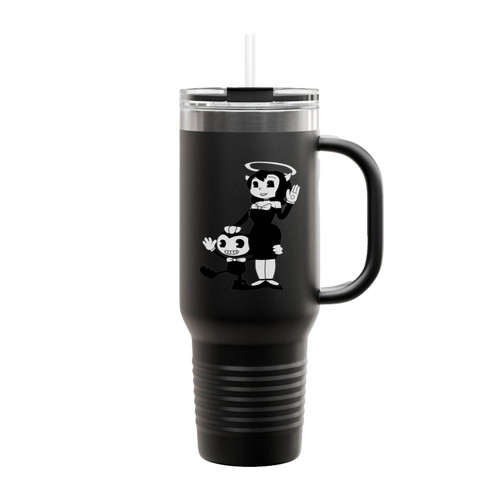 Bendy And The Ink Machine And Alice Angel Insulated Travel Mug