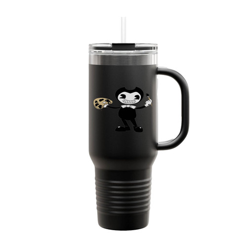 Bendy And The Ink Machine Youtube Minecraft Drawing Insulated Travel Mug