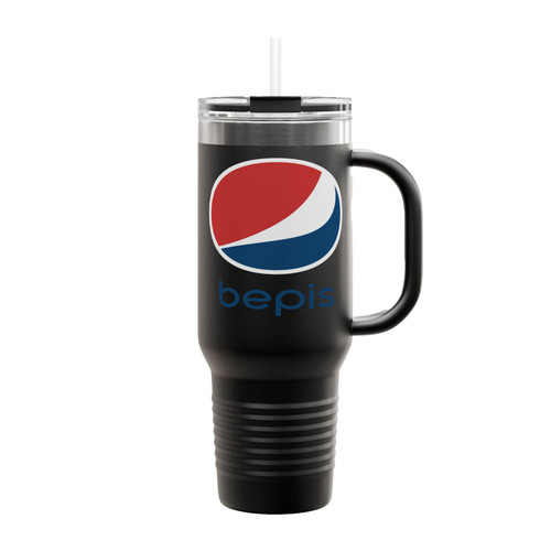 Bepis Logo Parody Insulated Travel Mug