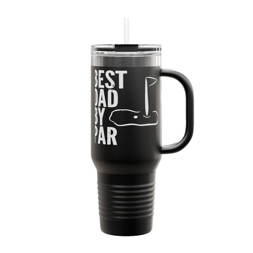 Best Dad By Par Insulated Travel Mug