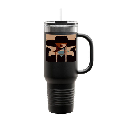 Beyonce Singer Art Insulated Travel Mug
