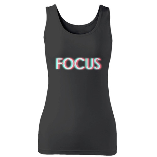 High quality print of this slim fit focus ariana grande women tank top will turn heads. And bystanders won't be disappointed - the racerback cut looks good one any woman's shoulders.