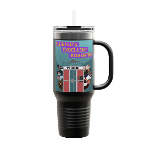 Bill And Ted Excellent Adventures Phone Insulated Travel Mug