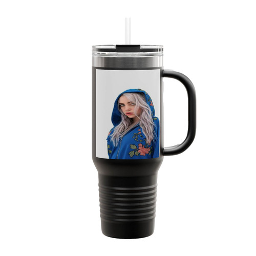 Billie Eilish, Celebrities, Celebs Insulated Travel Mug