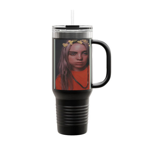 Billie Eilish Art Billieeilish Insulated Travel Mug