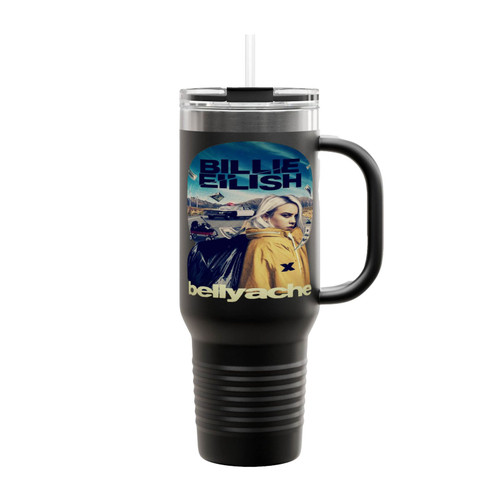Billie Eilish Bellyache Pose Insulated Travel Mug