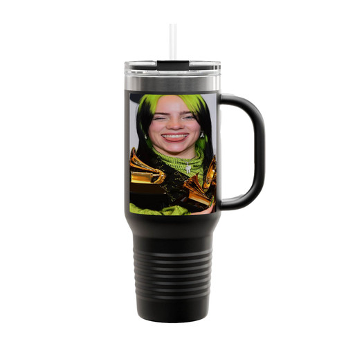 Billie Eilish With Grammys Insulated Travel Mug