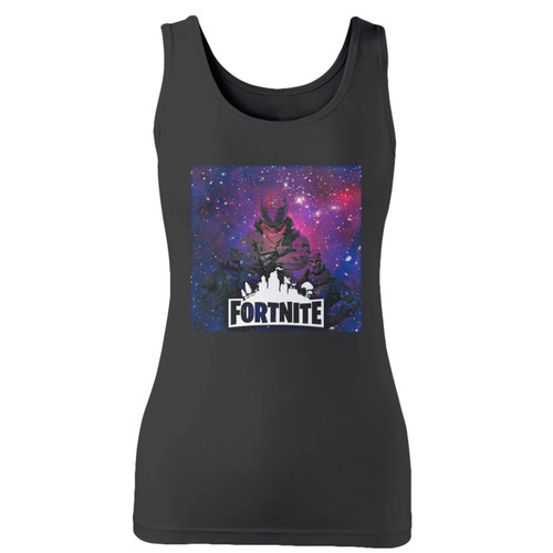 High quality print of this slim fit fortnite galaxy women tank top will turn heads. And bystanders won't be disappointed - the racerback cut looks good one any woman's shoulders.
