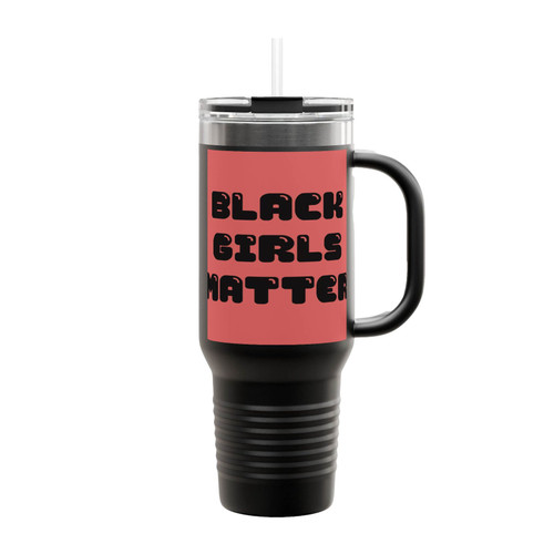 Black Girl Matter Insulated Travel Mug