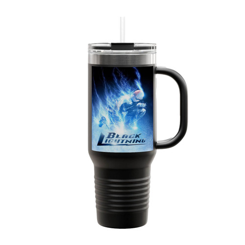 Black Lightning The Movie Insulated Travel Mug