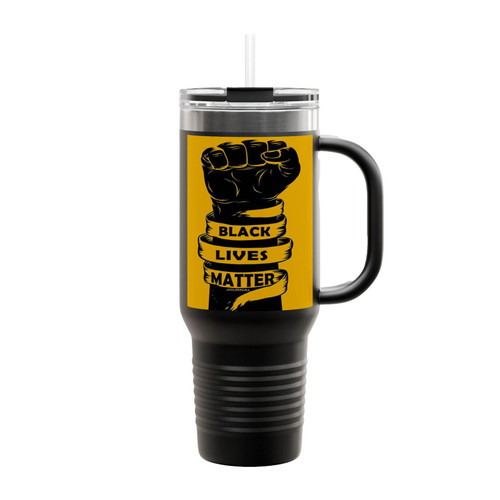 Black Lives Matter Journal Insulated Travel Mug