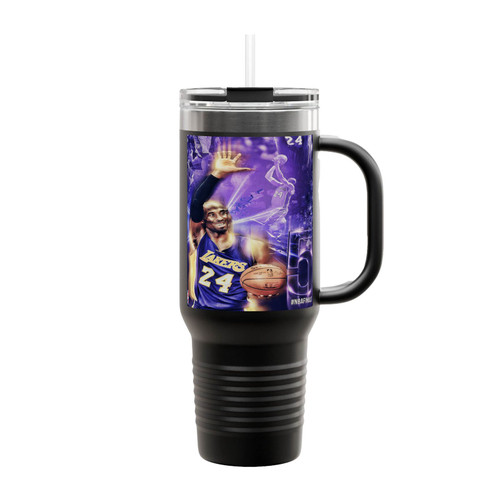 Black Mamba Kobe Bryant 5 Insulated Travel Mug