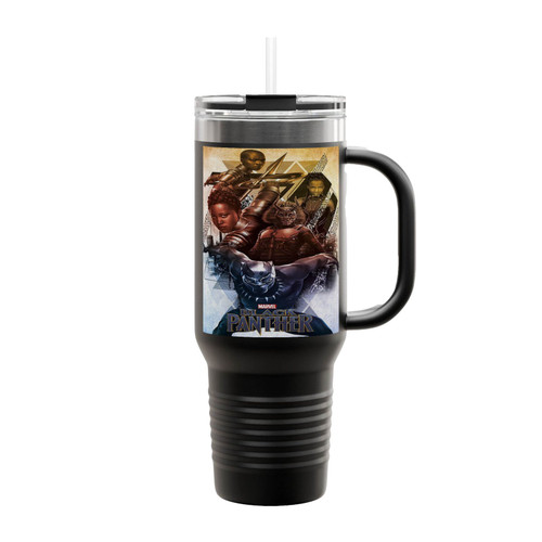 Black Panther Marvel Insulated Travel Mug