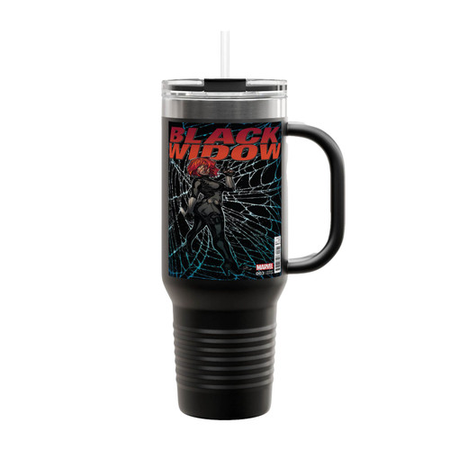 Black Widow Fresh Comics Insulated Travel Mug