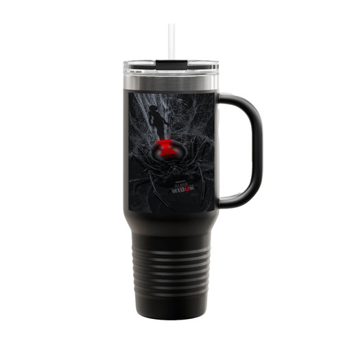 Black Widow Spider Insulated Travel Mug