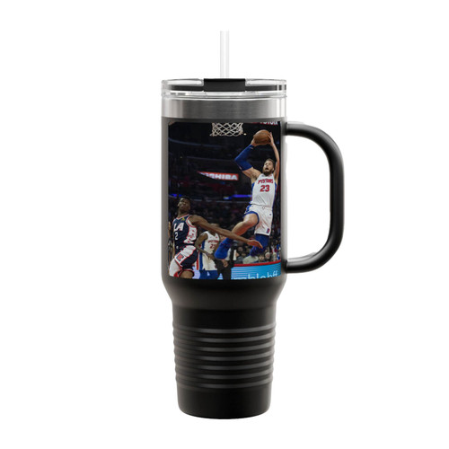 Blake Griffin Dunk Pistons Insulated Travel Mug
