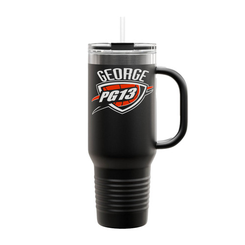 Blue Oklahoma City Paul George Pg13 Insulated Travel Mug