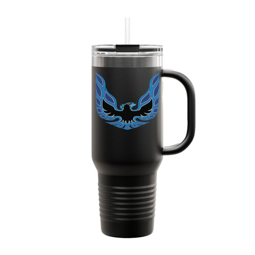 Blue Trans Am Firebird Insulated Travel Mug