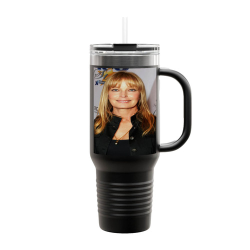 Bo Derek Smiley Insulated Travel Mug