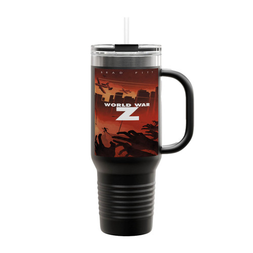 Brad Pitt World War Z Insulated Travel Mug