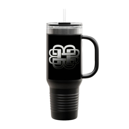 Breaking Benjamin Logo Black White Insulated Travel Mug