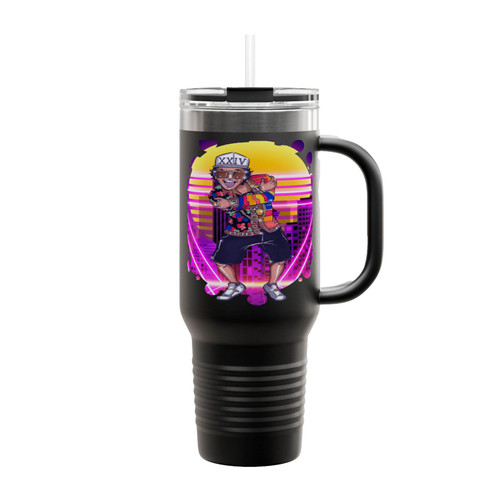 Bruno Mars Art Insulated Travel Mug