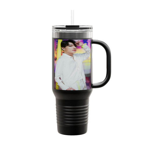 Bts Boy With Luv Jeon Jung Kook Insulated Travel Mug