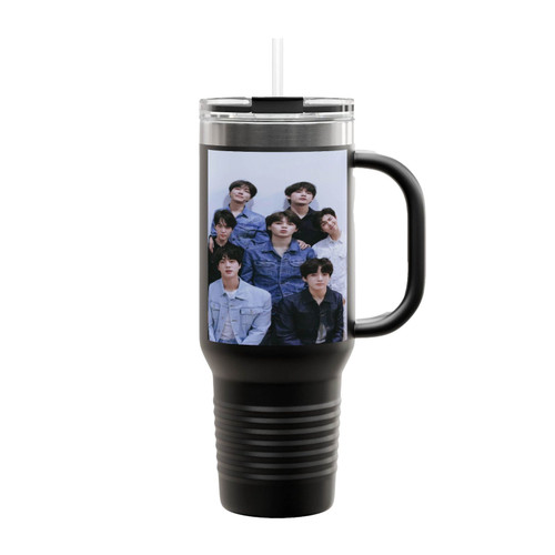 Bts Kpop Group Music Insulated Travel Mug