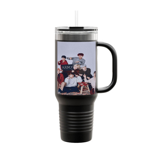Bts Love A.R.M.Y Insulated Travel Mug