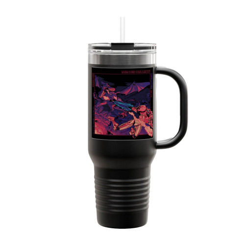 Burning The Night Metroid Insulated Travel Mug