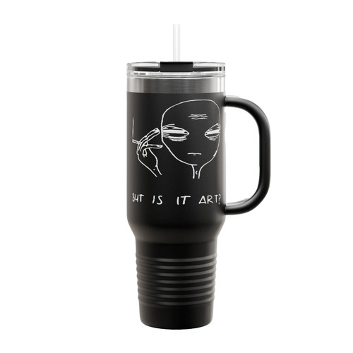 But Its Art Alien Insulated Travel Mug