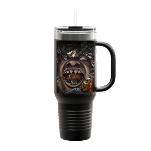 Candyman Illustration Insulated Travel Mug