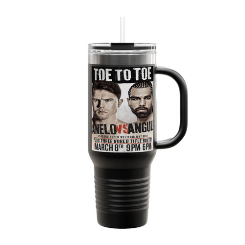 Canelo V Angulo Super Welterweight Championship Insulated Travel Mug
