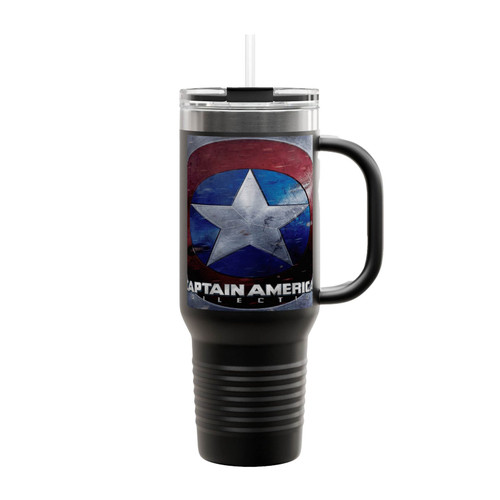 Captain America Shield Insulated Travel Mug