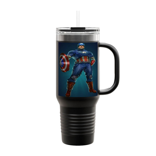 Captain America Stronger Insulated Travel Mug
