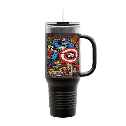 Captain Comic Retro Insulated Travel Mug
