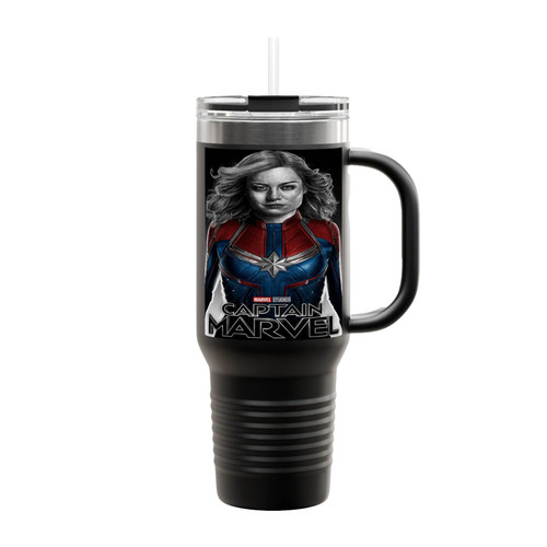 Captain Marvel Carol Danvers Insulated Travel Mug