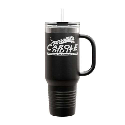 Carole Did It Insulated Travel Mug