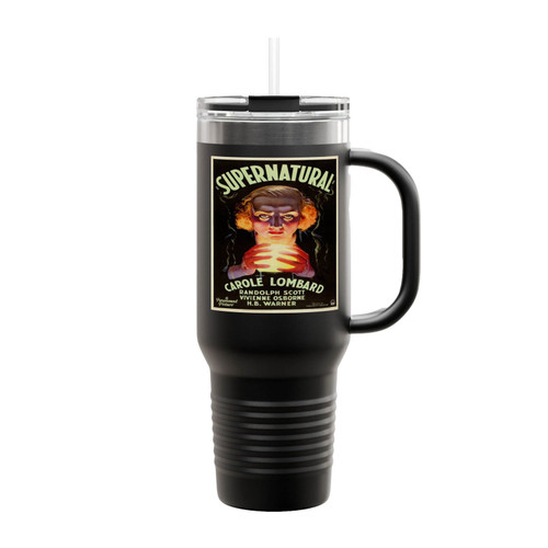 Carole Lombard Supernatural Poster Art Insulated Travel Mug