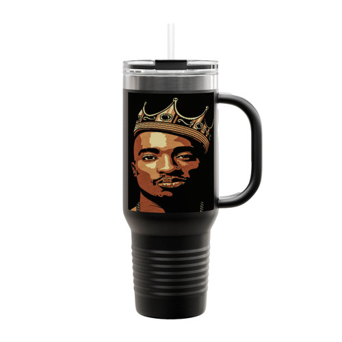 Cartoontupac Shakur Vintage Insulated Travel Mug