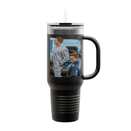 Christian Bale & Matt Damon Ford V Ferrari Insulated Travel Mug