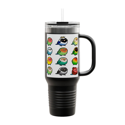 Chubby Lovebirds Insulated Travel Mug