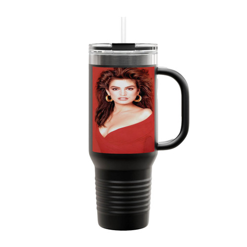 Cindy Crawford Red Insulated Travel Mug