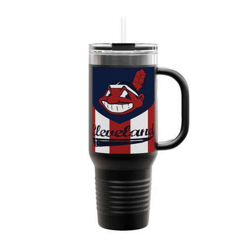 Cleveland Indians Baseball Team Insulated Travel Mug
