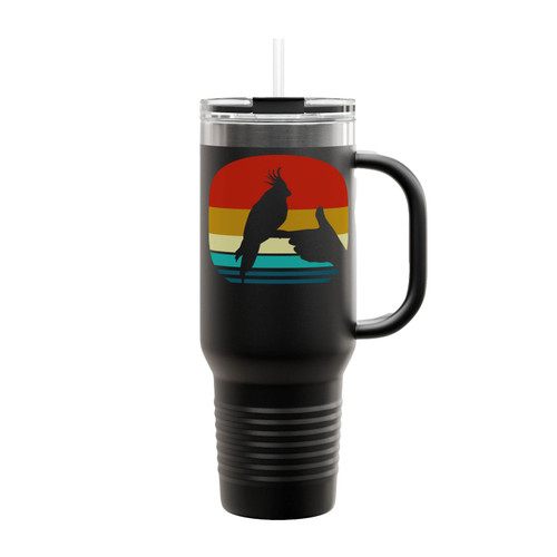 Cockatiel Bird Insulated Travel Mug
