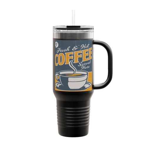 Coffe Fresh And Hot Insulated Travel Mug