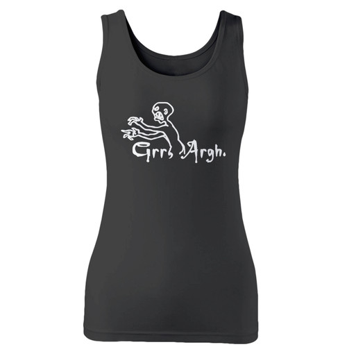 High quality print of this slim fit grr argh buffy the vampire slayer mutant enemy horror women tank top will turn heads. And bystanders won't be disappointed - the racerback cut looks good one any woman's shoulders.